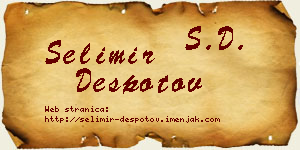 Selimir Despotov vizit kartica